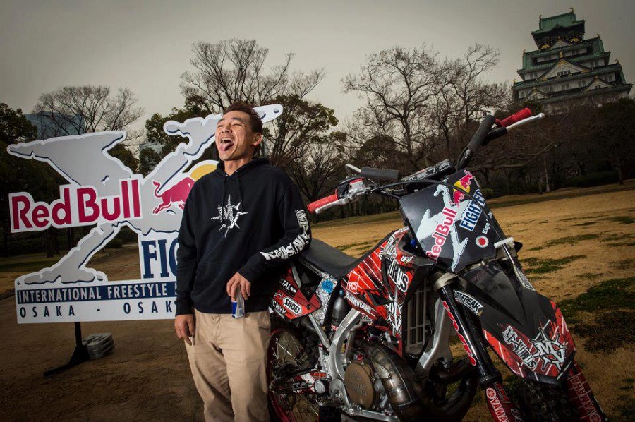 Lors de la conférence de presse des RBXF à Osaka, grâce à toi, une épreuve aura lieu au Japon le 1er juin prochain. © Jason Halayko / Red Bull