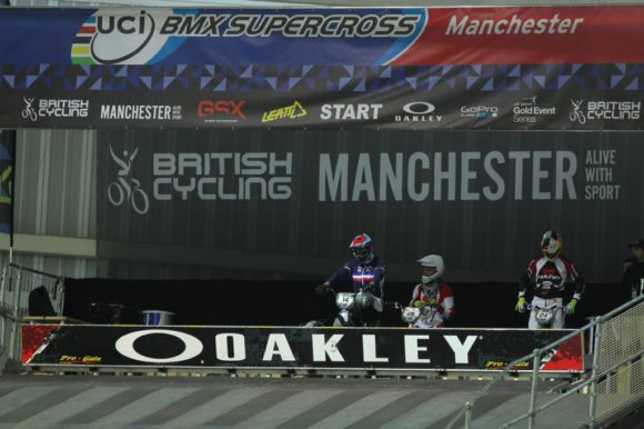 2013 UCI Bmx Supercross World Cup Rd01 at Manchester's National Cycling Centre.