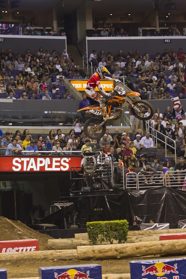 Mike Brown lors de l'épreuve des XG de LA en 2012 qu'il a remporté. © Tomas Zuccareno/ESPN