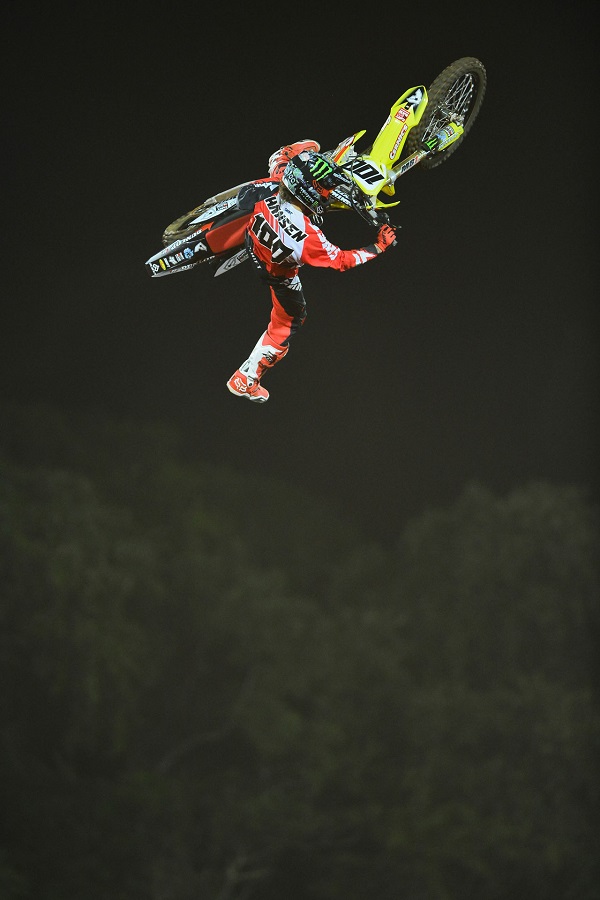 Hansen dans ses œuvres… © Monster Energy